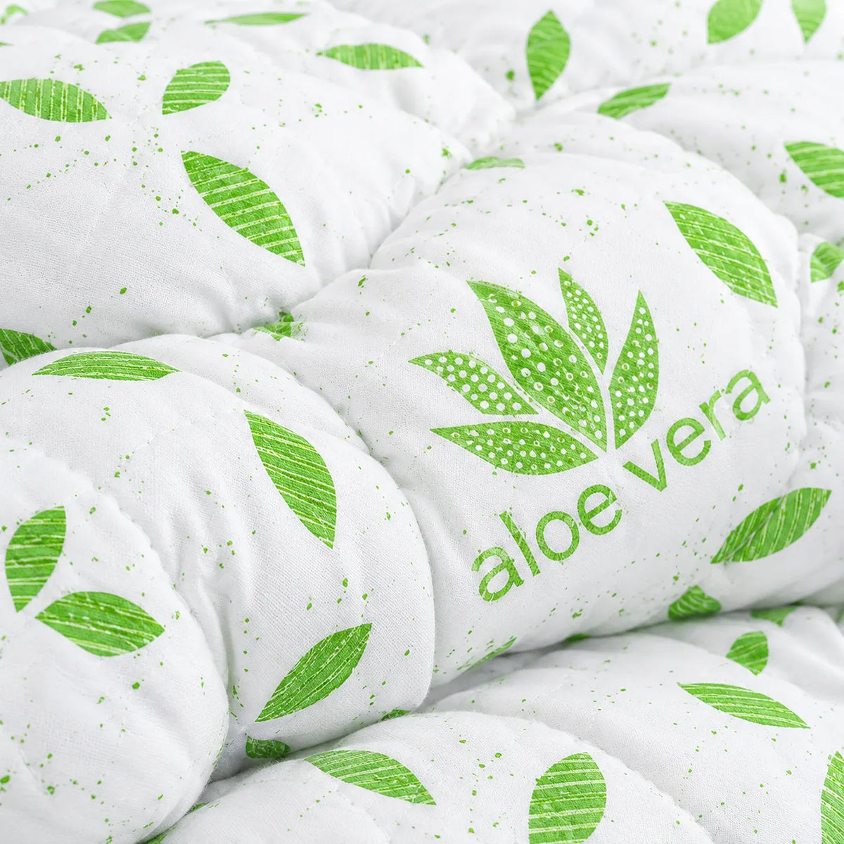 Pilota aloe vera fină, matlasată detaliu