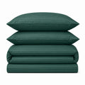 Lenjerie Bumbac Damasc Verde-Inchis
