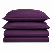 Lenjerie De Pat Damasc, 6 Piese (Violet)
