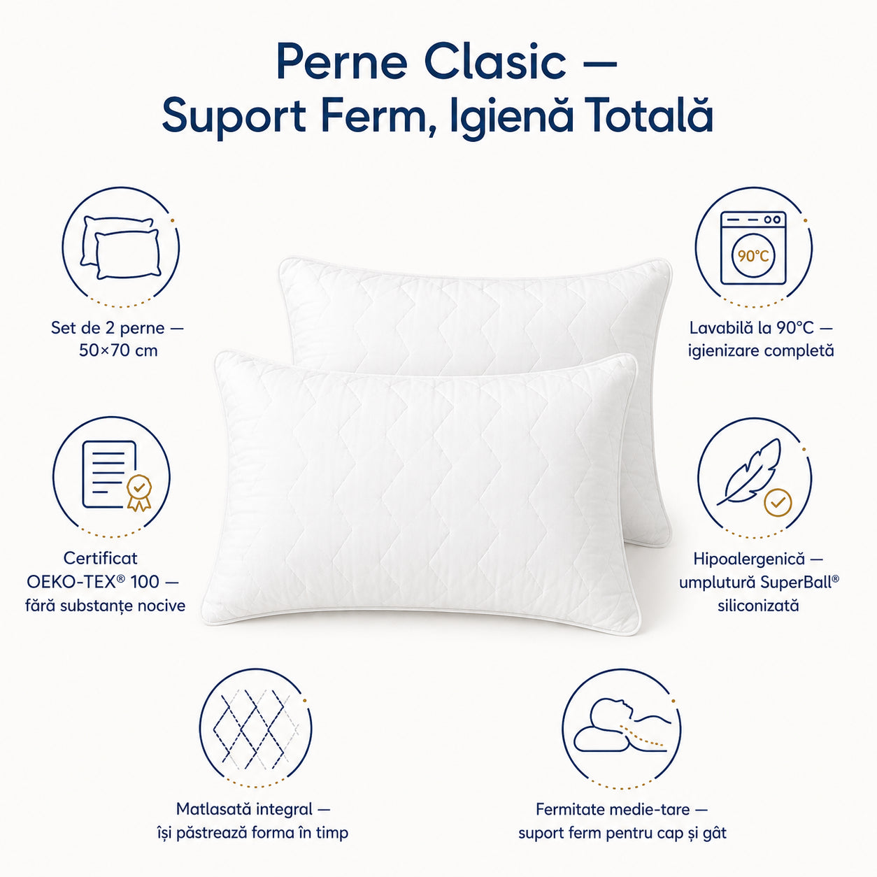 Set Perne Clasic Avantaje