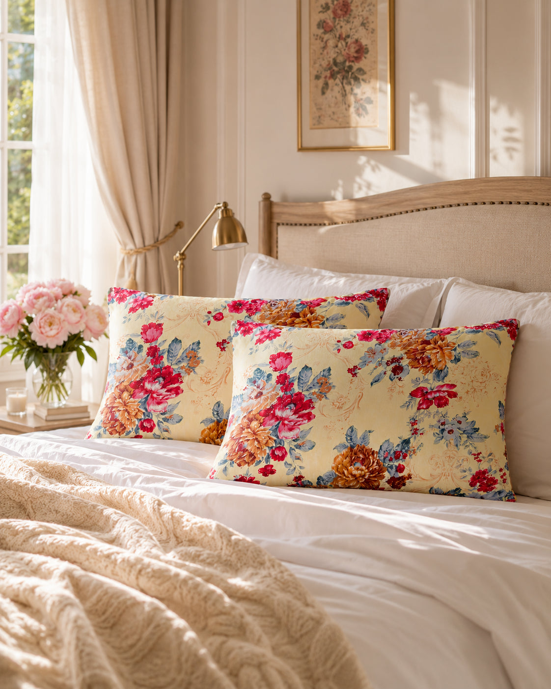 Set Perne Model Floral Decor