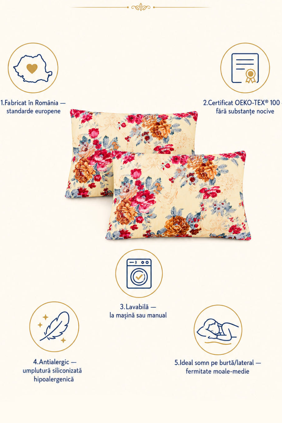 Avantaje Set Perne Flori