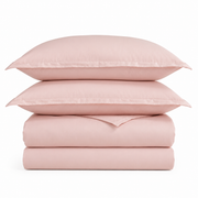Lenjerie De Pat Damasc Premium, 4 Piese (Roz)