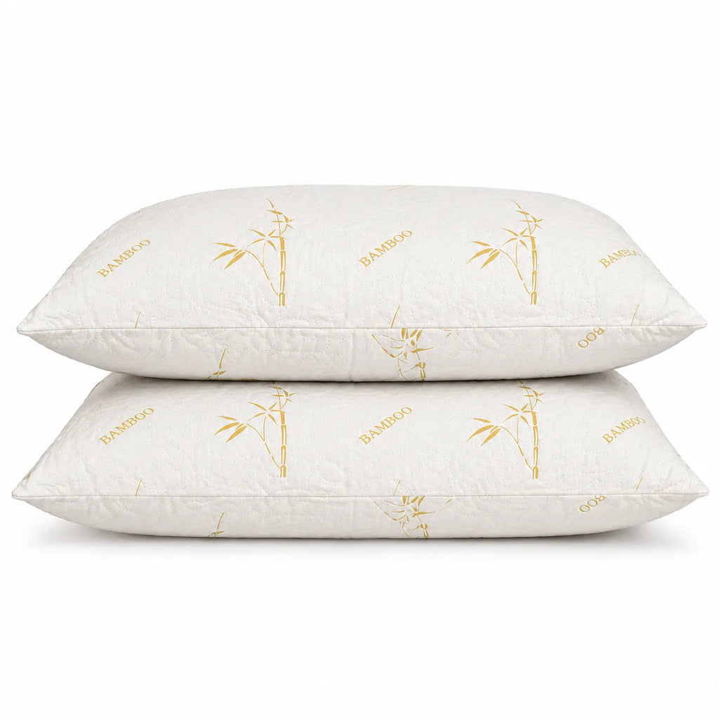 Set de doua perne Bambus, ambele vazute frontal, ambalate impreuna