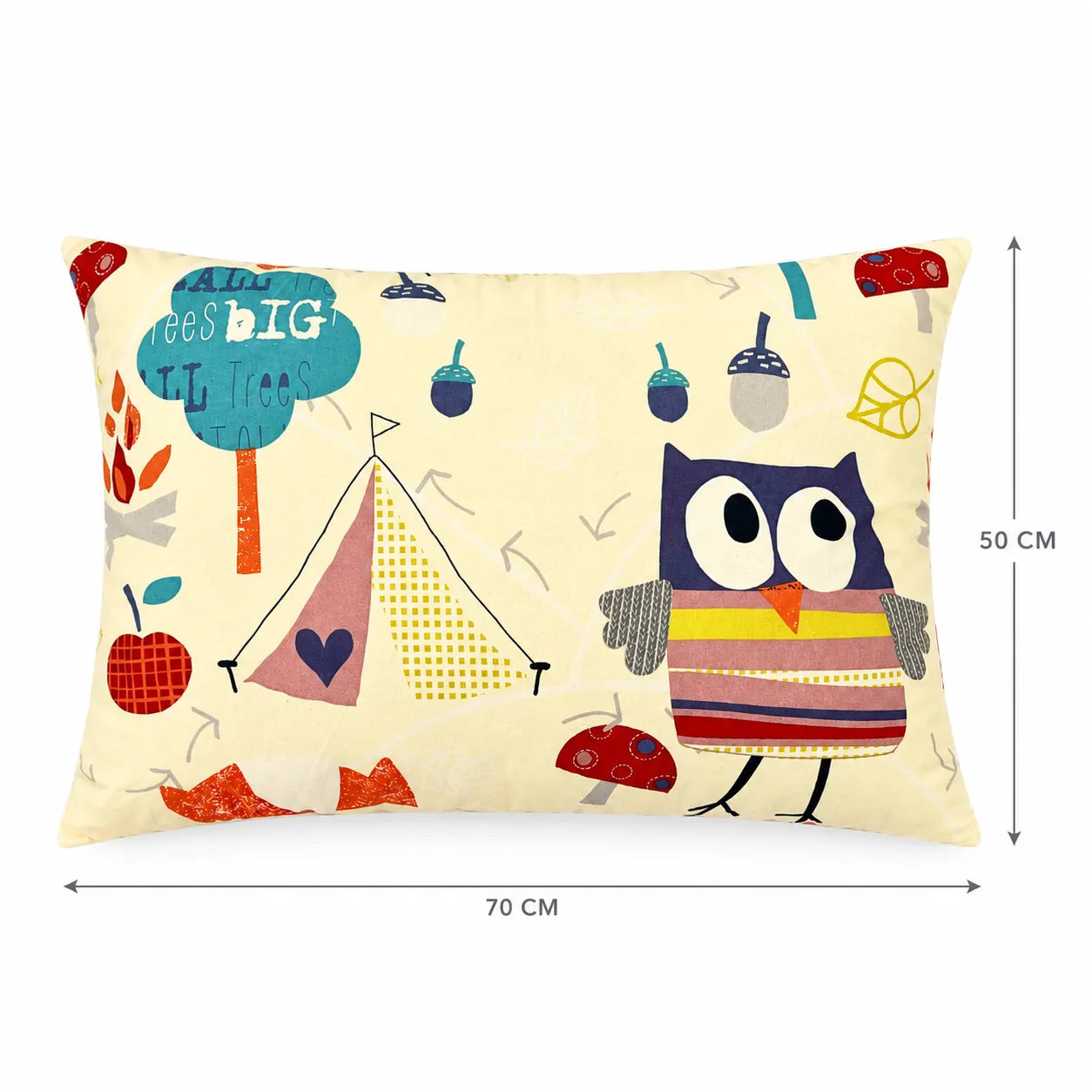 Dimensiuni perna copii Bufnita 50x70 cm