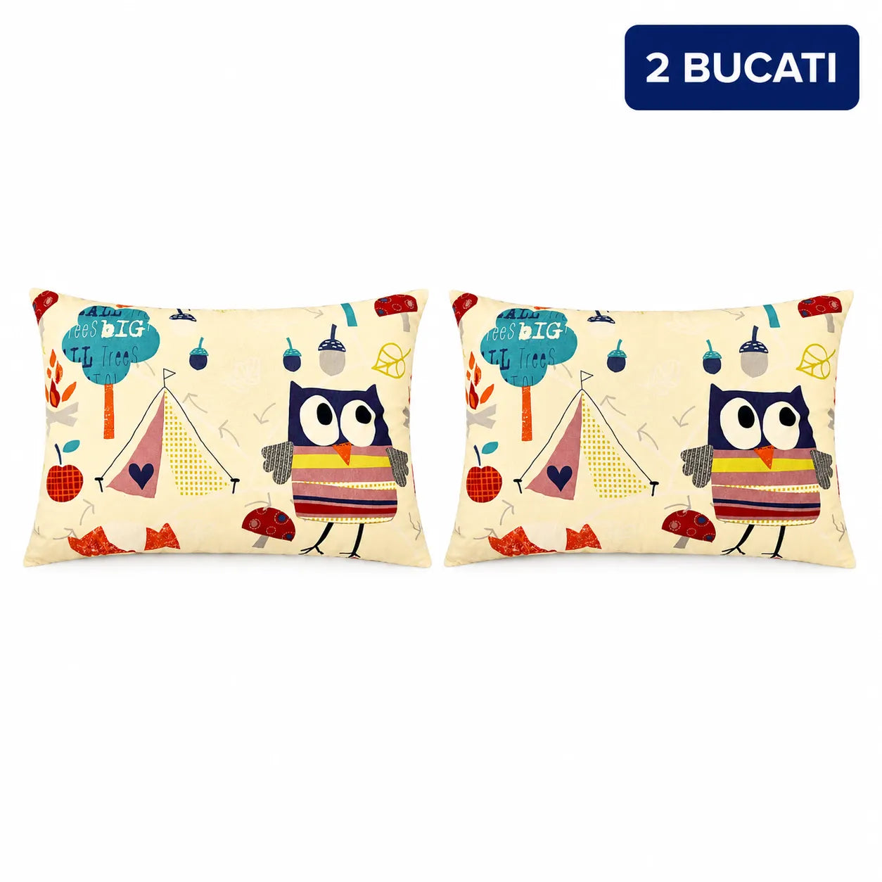 Set 2 perne Bufnita livrate impreuna, doua bucati
