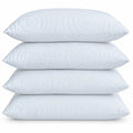 Set de 4 perne albe 50x70