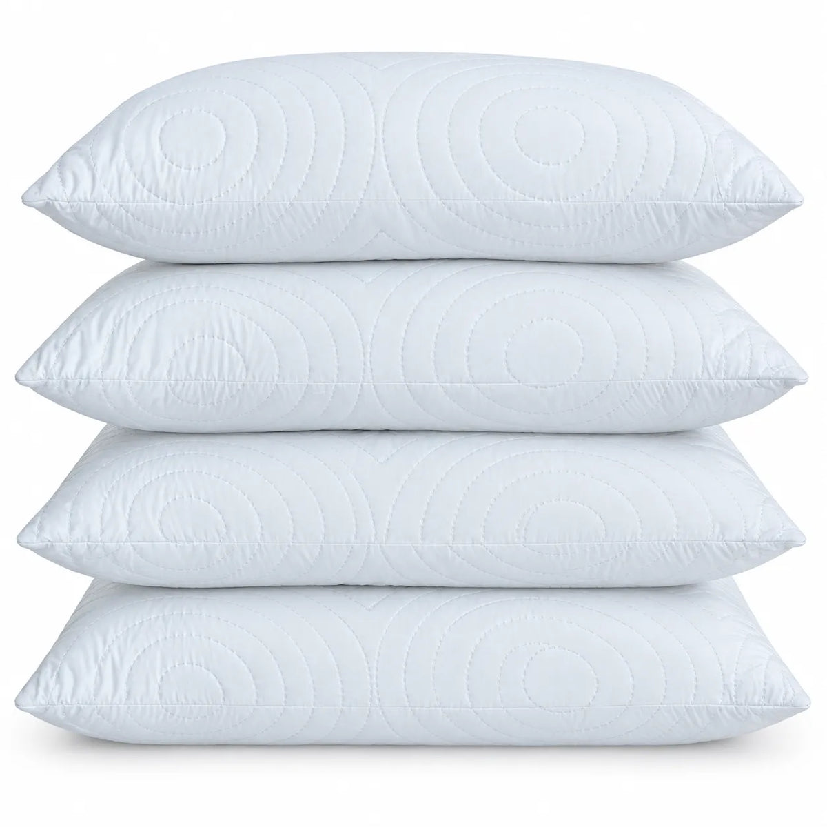 Set de 4 perne albe 50x70