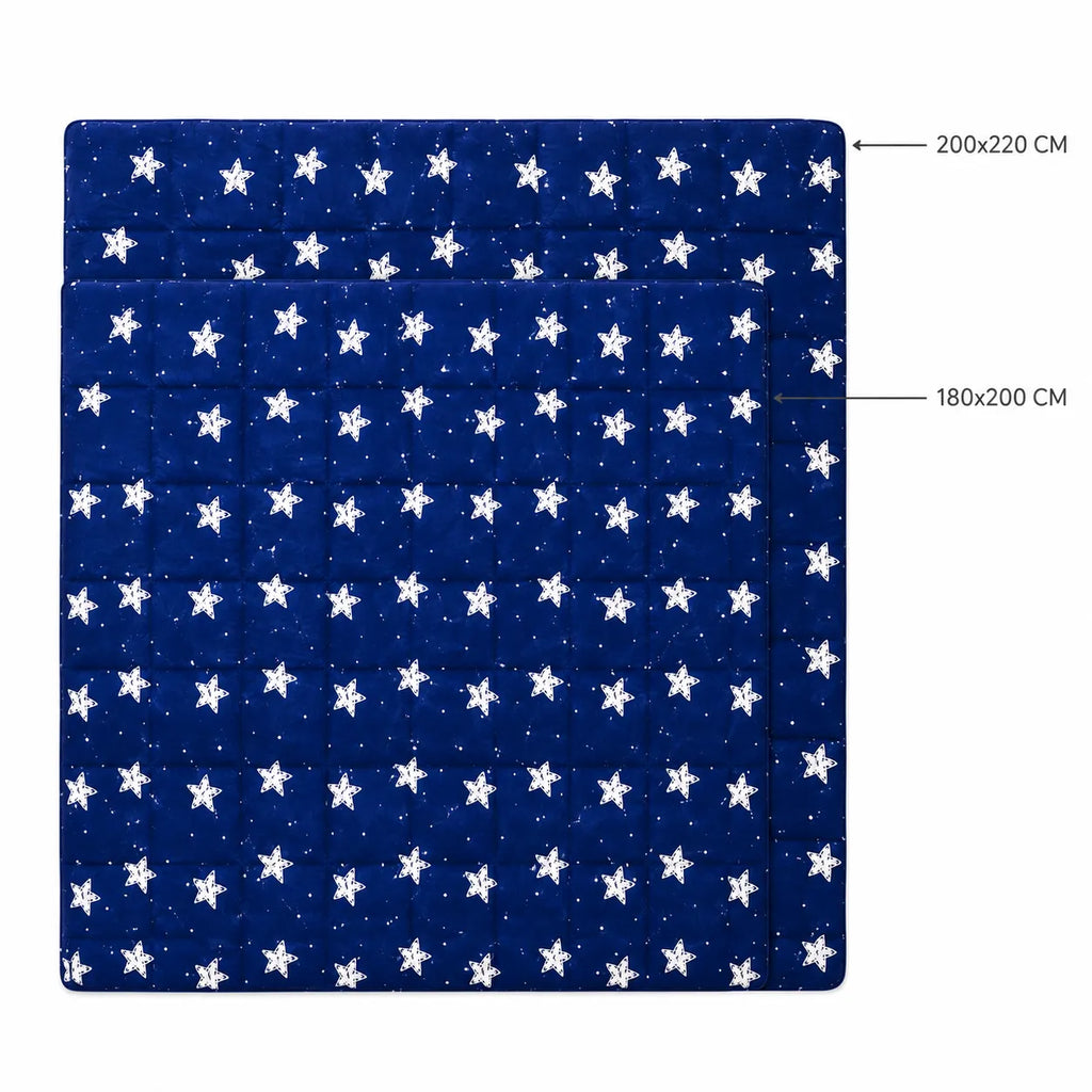 Doua variante de pilota Galaxy, dimensiuni 200x220 cm si 180x200 cm