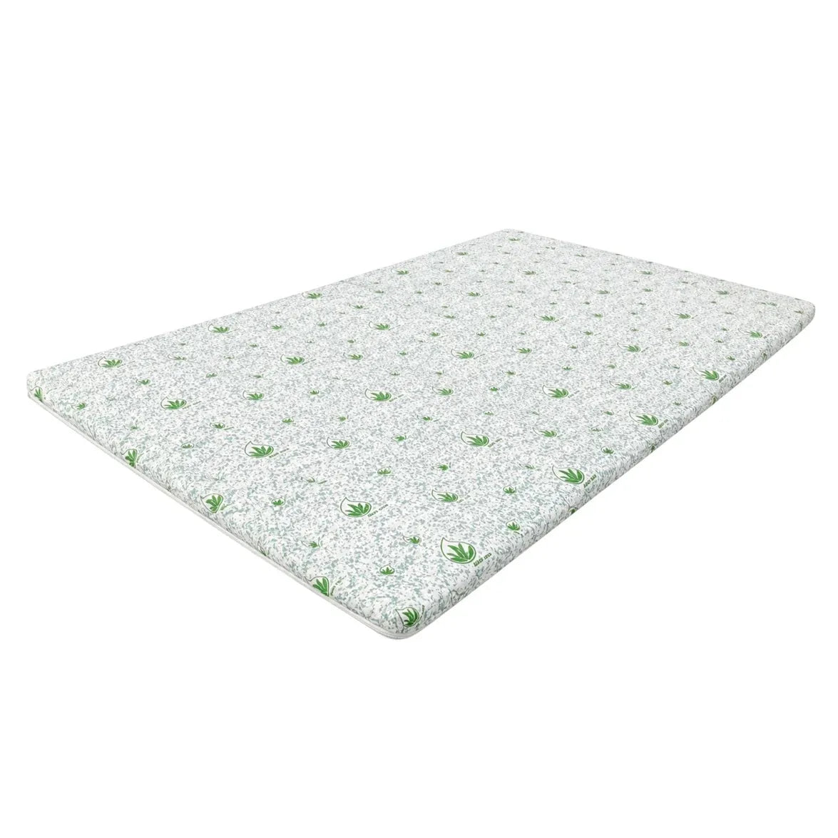 Topper saltea Aloe Vera 3.5 cm cu husa microfibra detasabila