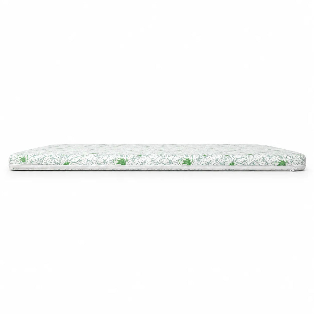 Topper Aloe Vera din profil, grosime 3.5 cm cu fermoar lateral
