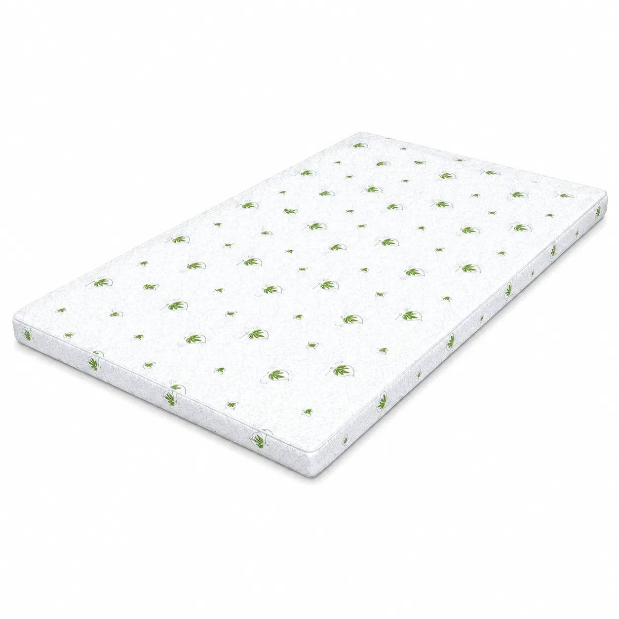 Topper saltea Aloe Vera Memory 5 cm cu husa microfibra matlasata