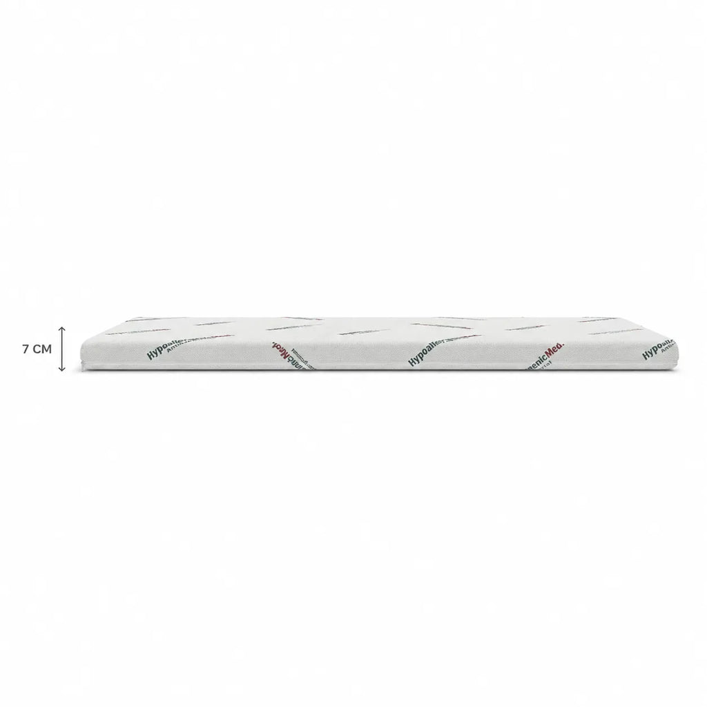 Topper antibacterian din profil, grosime 7 cm cu fermoar lateral