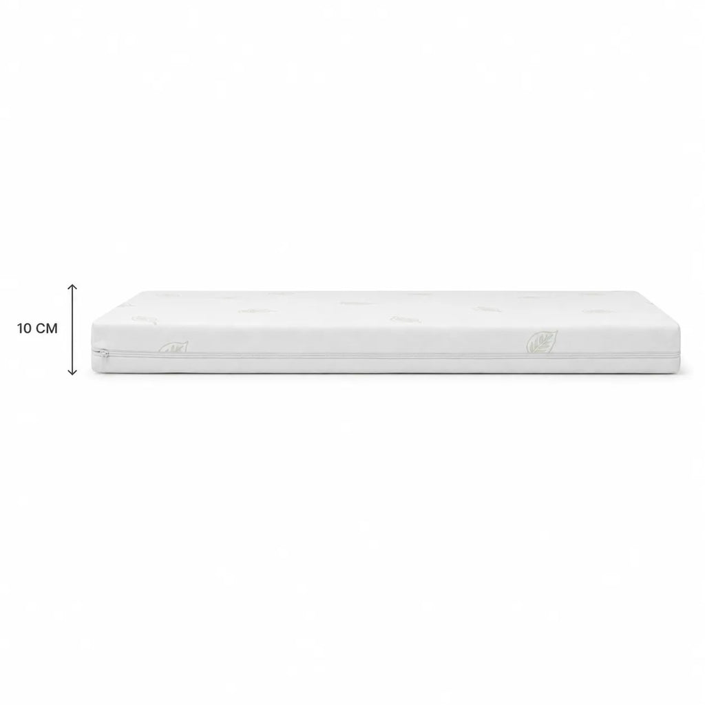 Topper Aloe Vera din profil, grosime 10 cm cu fermoar lateral
